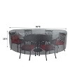 Summerset Shield Round/Square Table Chair Cover Ultimate Protection for Your Outdoor Furniture Mercury - 2 of 4