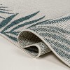 Isla Coastal Cottage Palm Frond Border Indoor/Outdoor Area Rug - JONATHAN Y - 4 of 4