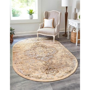 Unique Loom Highbury Imperial Floral Indoor Woven Area Rug - 1 of 4