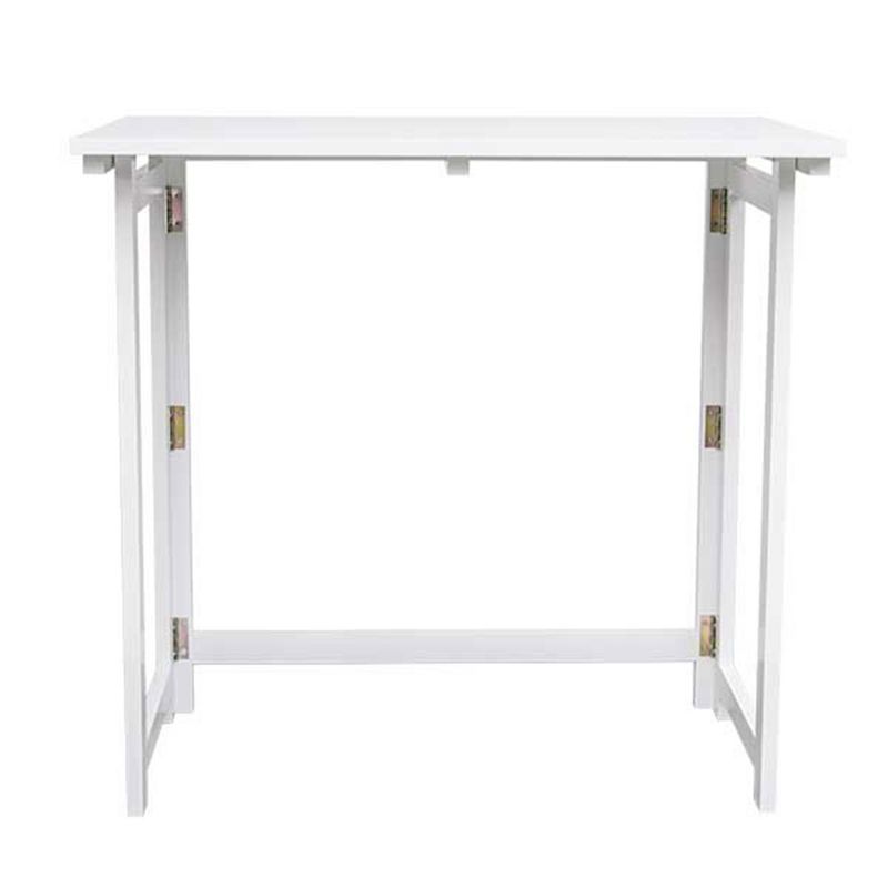 PJ Wood Children's Folding Desk with Leg Hinges and Side Stretchers for Writing, Studying, Arts and Crafts, School and Home Set Up, White, 5 of 7