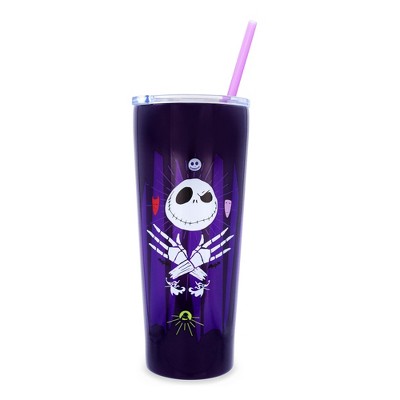 Silver Buffalo Disney The Nightmare Before Christmas Acrylic Carnival Cup  With Lid And Straw : Target