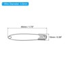 Unique Bargains Metal DIY Blankets Crafts Brooch Making Home Sewing Nickle Plated Safety Pins 400 Pcs - 2 of 3