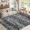 Low Pile Runner Rug - Non-Slip Stain Resistant Area Rug, Non-Shedding Throw Floor Cover for Kitchen Entryway Living Room Bedroom - 4 of 4