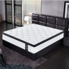 Twin Size 12 Inch 7-Zoned Cool Memory Foam Individual Pocket Spring Hybrid Mattress - 3 of 4