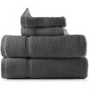 Hearth & Harbor 100% Cotton Towel Sets for Body and Face - 2 of 4