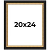 PosterPalooza | Embellished Brown Picture Frame - UV Acrylic, Foam Board Backing, Hanging Hardware - 2 of 4