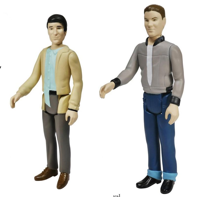 Funko Back to the Future 3 3/4" ReAction Action Figure Bundle: Biff & George McFly, 1 of 4