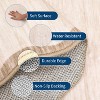 Washable Scalloped Area Rug, Soft Non-Slip Large Area Carpet for Bedroom, Living Room, Dining Room, Nursery, Modern Farmhouse Style - 4 of 4