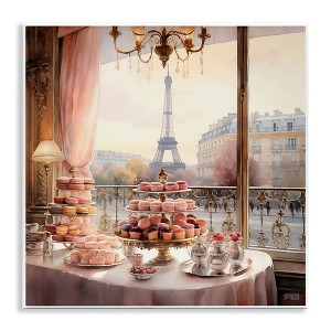 Stupell Industries Parisian Desserts City View, 12" x 12" - 1 of 4