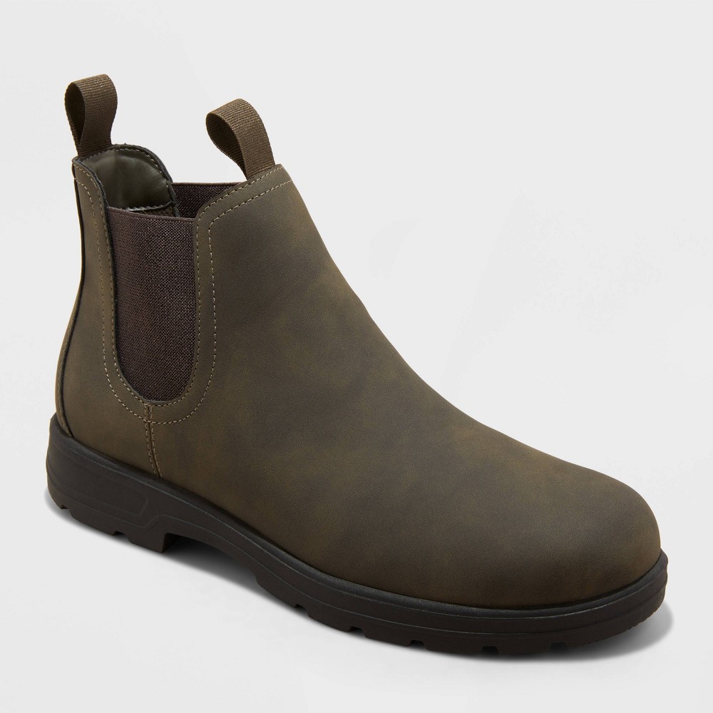 Men's Huxley Chelsea Boots - Goodfellow & Co™ Brown 13