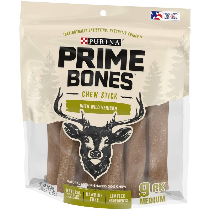 Prime Bones Antler Venison Chewy Dog Treat - M, 6 of 11