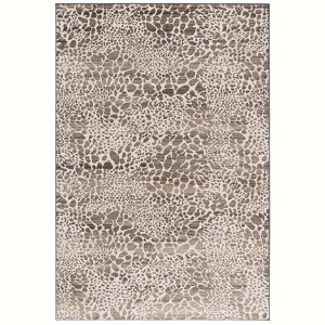 Noble NBL765 Power Loomed Indoor Area Rug - Beige/Brown - 5'1"x7'6" - Safavieh. - 1 of 4