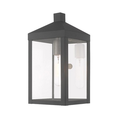 Livex Lighting Nyack 1 - Light Wall Light in  Scandinavian Gray