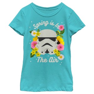 Girl's Star Wars Stormtrooper Spring is in the Air T-Shirt - 1 of 4