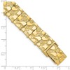 Black Bow Jewelry 15mm 14k Yellow Gold Nugget Link Bracelet, 7 Inch - 3 of 4