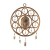 25" x 14" Eclectic Metal Buddha Windchime Bronze - Olivia & May - 3 of 4