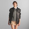 Members Only - Women's Lambskin Leather Iconic Oversized Jacket - 4 of 4