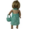 Size 7 Matching Girl And Doll Nautical Mickey Print Beach Dress With Purse - 3 of 3