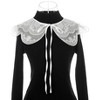 Elerevyo Women Rhinestone Detachable Fake Peter Pan Collar Little Shawl 1 Pc - 2 of 4