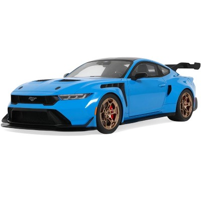 2024 Ford Mustang GTD Grabber Blue with Black Top 1/18 Model Car by GT Spirit