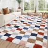 Indoor Modern Soft Fluffy Living Room Rugs, Plush Shaggy Non Slip Area Rug for Nursery Kids Room Bedroom - 3 of 4