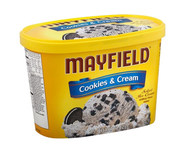 Mayfield Cookies and Vanilla Ice Cream - 1.5qt