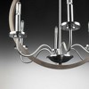 Progress Lighting Fontayne 6-Light Chandelier, Brushed Nickel, Candelabra Lights, Steel Material, Dry Rated. - 3 of 4