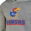 NCAA Kansas Jayhawks Boys' Gray Hoodie - 3 of 3