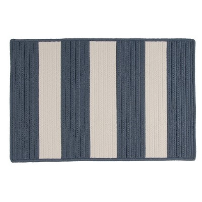 Colonial Mills Pershing Doormats - Lake Blue 45" x 70"