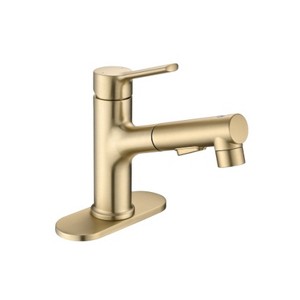 LunaLulinlk Bathroom sink faucet, single handle modern bathroom basin faucet - 1 of 4