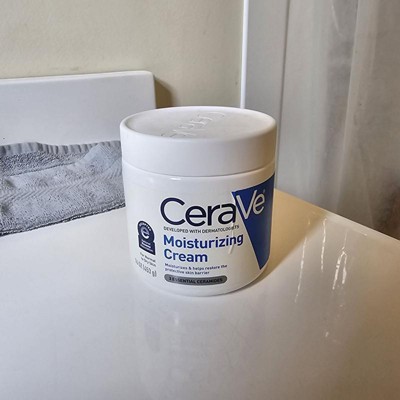 Cerave Moisturizing Face & Body Cream For Normal To Dry Skin - 8 Fl Oz ...