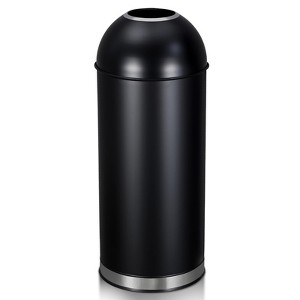 EcoSummer 17 Gallon Open-Top Commercial Trash Can, Heavy Duty Stainless Steel Waste Bin for Home Office Restaurant. - 1 of 4