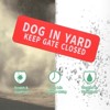 Unique Bargains Acrylic Safety Durable Indoor Outdoor Dog in Yard Signs 3x9 Inch - 4 of 4