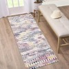 TROPOW Washable Area Rugs, Vintage Oriental Rug, Low Pile Stain Resistant Carpet with Non-Slip Backing, Stain Resistance Rug for Bedroom Dining Room - 2 of 4