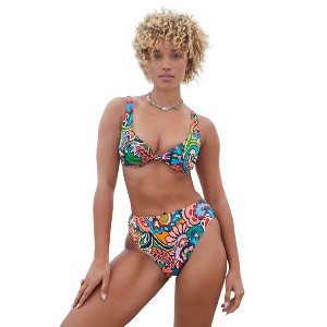 VENUS Womens Antigua Twist Underwire Top - 1 of 3