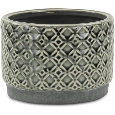 Cheung's Zajedani Gray Wide Lattice Pot Small