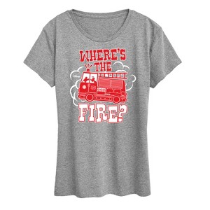 Women's - Disney - Wheres The Fire Short Sleeve Graphic T-Shirt - 1 of 4