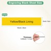 Unique Bargains Plastic Laser Engraving DIY Indoor Outdoor Engraving Blank Materials - 3 of 4