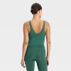 Women's Flex V-Neck Cropped Sports Bra - All In Motion™ - 2 of 4