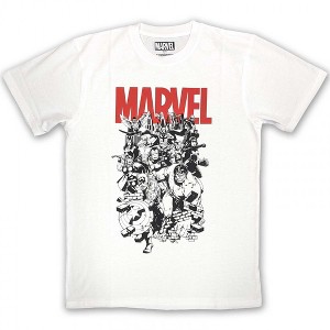 Adult Avengers Black and White Ensemble T-Shirt - 1 of 2