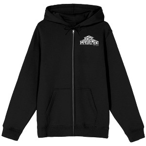 Home Improvement Series Logo Adult Black Zip-Up Hoodie - 1 of 4