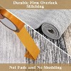 Modern Runner Rug, Geometric Patchwork, Non-Slip, Washable, Low Pile, Hallway, Foldable, Contemporary Carpet, Laundry - 4 of 4