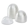 Karat PET Lids, No Hole Dome Lid, Fits 12 oz to 24 oz Cold Cups, Plastic, Clear, 1,000/Carton - 4 of 4
