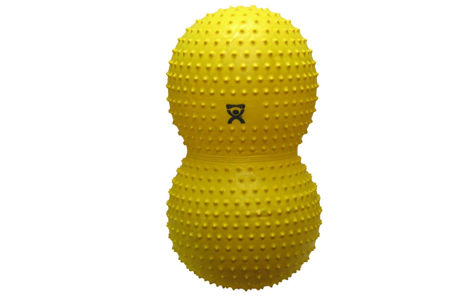 CanDo  Peanut Ball Inflatable Exercise Sensi-Saddle Roll - Yellow - 16" Dia x 35" L (40 cm Dia cm x 90 cm L)