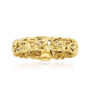 Ross-Simons 10kt Yellow Gold Byzantine Ring - 1 of 4
