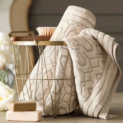 Togas Crystal Beige Bath Towel
