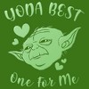 Men's Star Wars Valentine's Day Yoda Best One for Me T-Shirt - 2 of 4