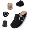 Alpine Swiss Edith Womens Clogs Cork Footbed Slippers Mules Slip On Potato Shoes - image 4 of 4