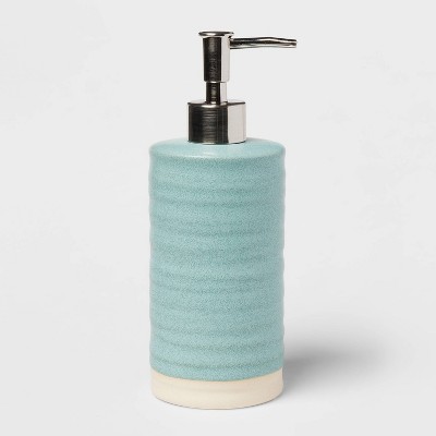 Ceramic Soap Pump Light Aqua - Threshold™