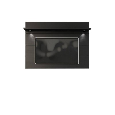 Cabrini Floating Wall Mount TV Stand for TVs up to 60" Matte Black - Manhattan Comfort